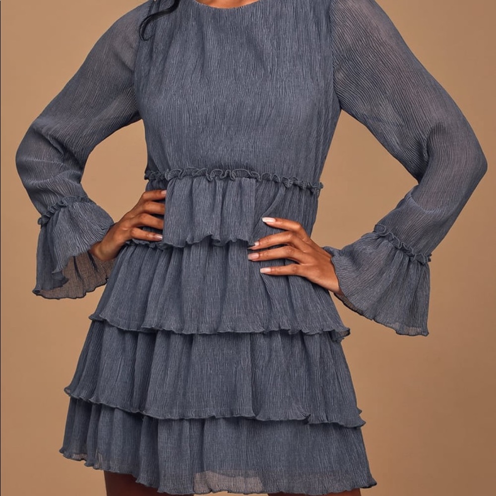 Lulus Know You Better Tiered Ruffled Mini Dress